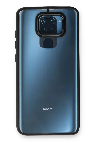 Newface Xiaomi Redmi Note 9 Kılıf Dora Kapak - Siyah resmi