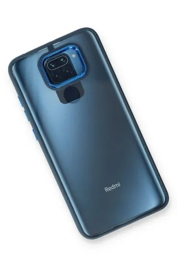Newface Xiaomi Redmi Note 9 Kılıf Dora Kapak - Mavi resmi