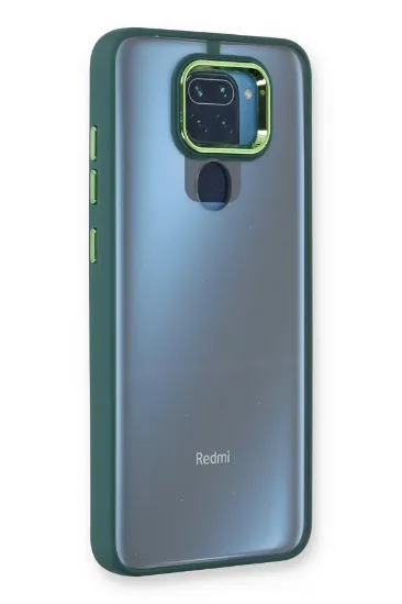 Newface Xiaomi Redmi Note 9 Kılıf Dora Kapak - Haki Yeşil resmi