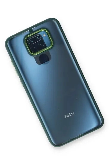 Newface Xiaomi Redmi Note 9 Kılıf Dora Kapak - Haki Yeşil resmi