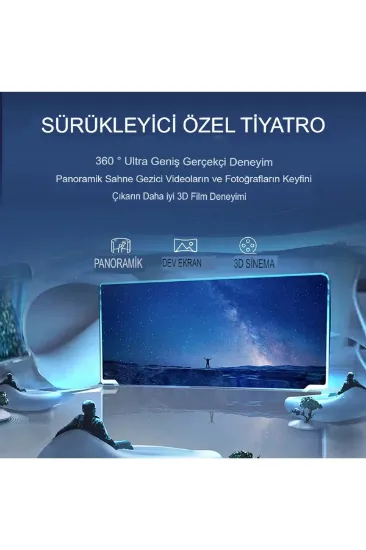 Newface Shinecon SC-G07E 3D Sanal Gerçeklik Gözlüğü - Siyah resmi