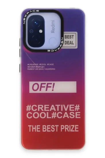 Newface Xiaomi Redmi 12C Kılıf Estoril Desenli Kapak - Estoril - 9 resmi