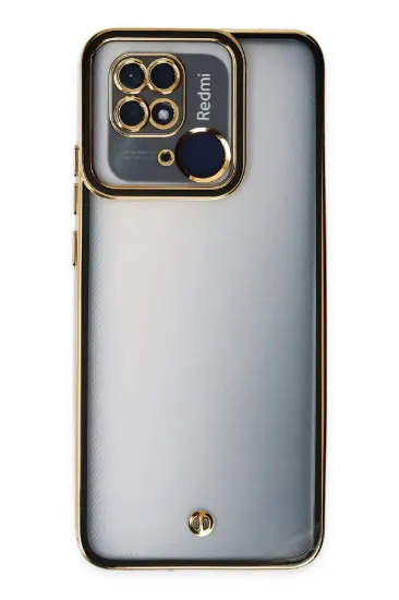 Newface Xiaomi Redmi 10C Kılıf Liva Lens Silikon - Siyah resmi