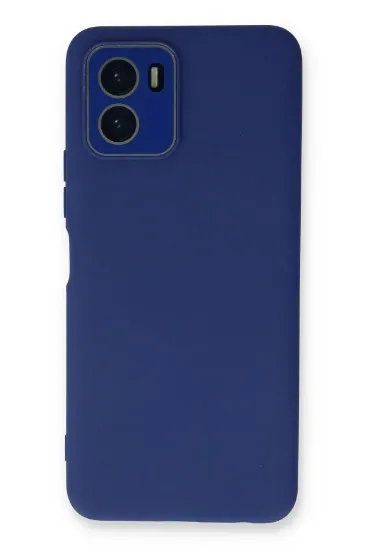 Newface Vivo Y15S Kılıf Lansman Glass Kapak - Sky Blue resmi