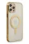 Newface iPhone 12 Pro Kılıf Magneticsafe Lazer Silikon - Gold resmi