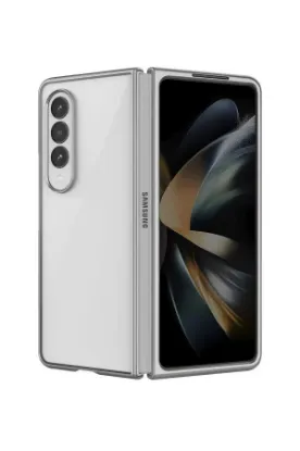 Newface Samsung Galaxy Z Fold 3 Kılıf Fold Element Kapak - Gümüş resmi