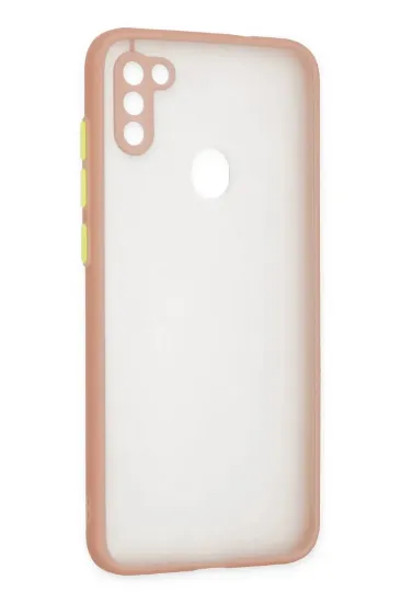 Newface Samsung Galaxy A11 Kılıf Montreal Silikon Kapak - Pembe resmi