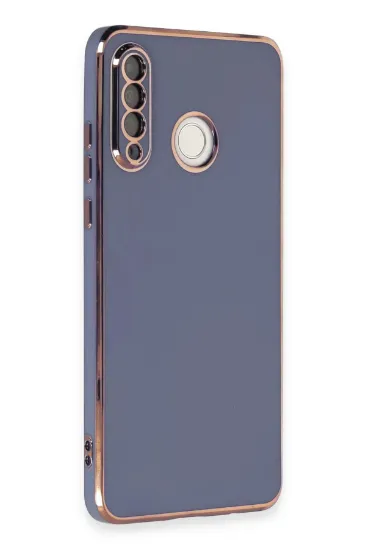 Newface Huawei P30 Lite Kılıf Volet Silikon - Mavi resmi