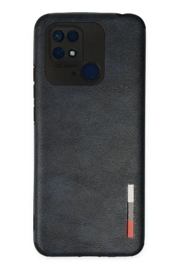 Newface Xiaomi Redmi 10C Kılıf Loop Deri Silikon - Lacivert resmi