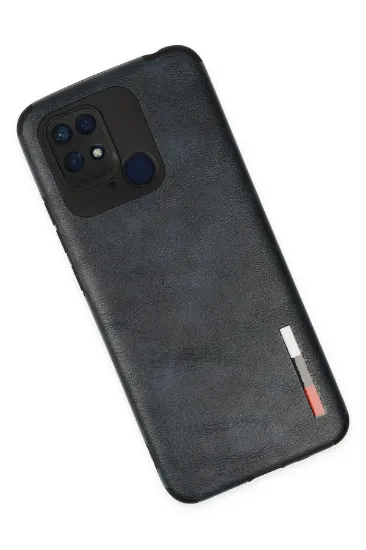 Newface Xiaomi Redmi 10C Kılıf Loop Deri Silikon - Lacivert resmi