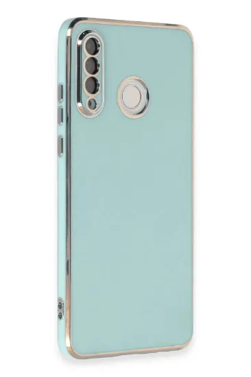 Newface Huawei P30 Lite Kılıf Volet Silikon - Açık Yeşil resmi