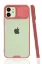 Newface iPhone 12 Kılıf Platin Kamera Koruma Silikon - Pembe resmi