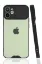 Newface iPhone 12 Mini Kılıf Platin Kamera Koruma Silikon - Siyah resmi