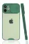 Newface iPhone 12 Mini Kılıf Platin Kamera Koruma Silikon - Yeşil resmi