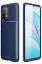 Newface Xiaomi Redmi 9T Kılıf Auto Focus Karbon Kapak - Lacivert resmi