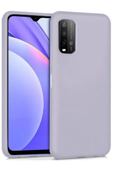 Newface Xiaomi Redmi 9T Kılıf Nano içi Kadife Silikon - Lila resmi