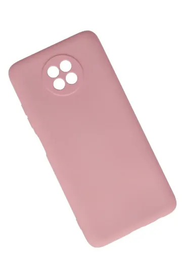 Newface Xiaomi Redmi Note 9 5G Kılıf Nano içi Kadife Silikon - Pembe resmi