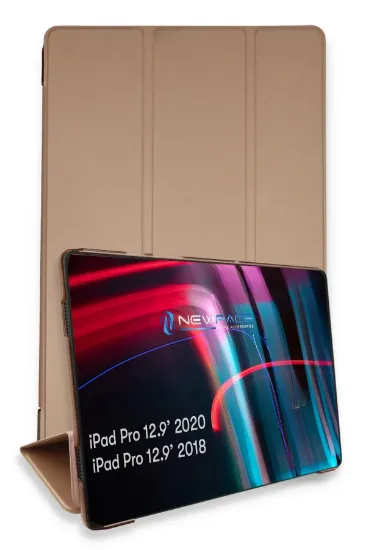 Newface iPad Pro 12.9 (2021) Kılıf Tablet Smart Kılıf - Rose Gold resmi