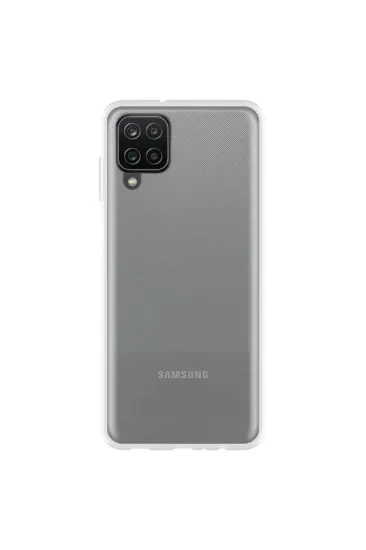 Newface Samsung Galaxy A12 Kılıf Lüx Şeffaf Silikon resmi