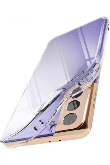 Newface Samsung Galaxy S21 Plus Kılıf Lüx Şeffaf Silikon resmi
