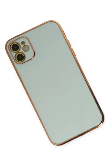 Newface iPhone 11 Kılıf Volet Silikon - Açık Yeşil resmi