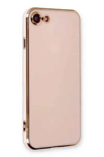 Newface iPhone 7 Kılıf Volet Silikon - Pembe resmi