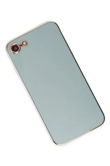 Newface iPhone 7 Kılıf Volet Silikon - Açık Yeşil resmi