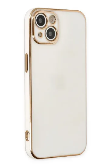 Newface iPhone 13 Kılıf Volet Silikon - Beyaz resmi