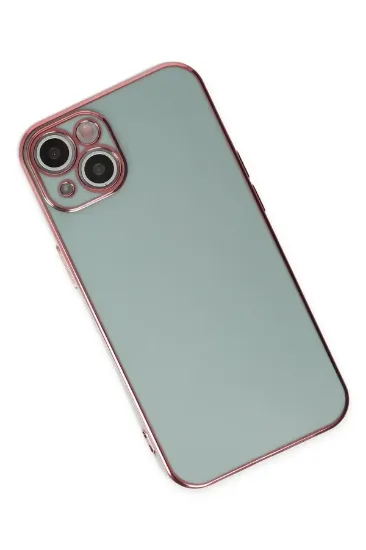Newface iPhone 13 Kılıf Volet Silikon - Açık Yeşil resmi