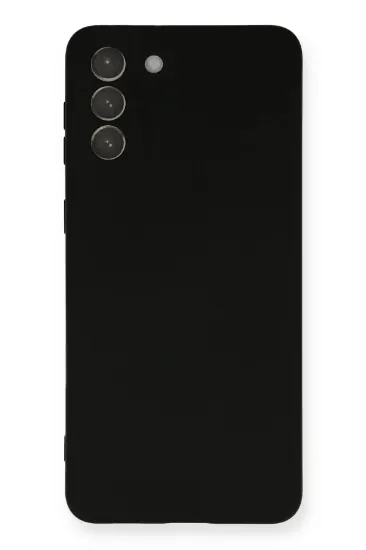 Newface Samsung Galaxy S21 Plus Kılıf Nano içi Kadife Silikon - Siyah resmi