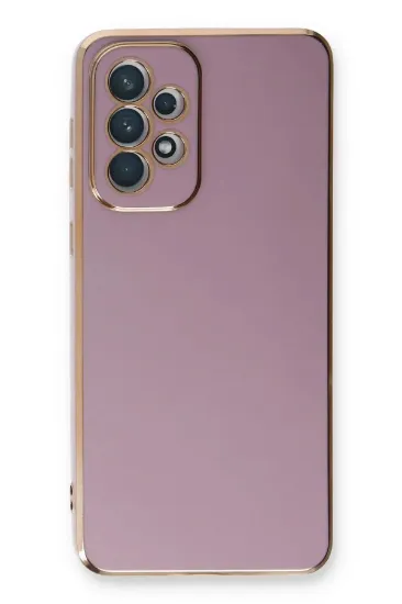 Newface Samsung Galaxy A33 5G Kılıf Volet Silikon - Mor resmi