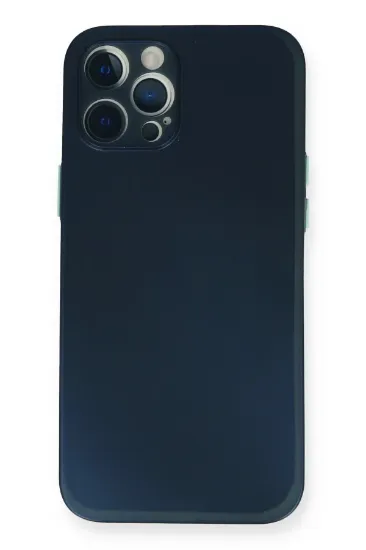 Newface iPhone 12 Pro Kılıf PP Ultra İnce Kapak - Mavi resmi