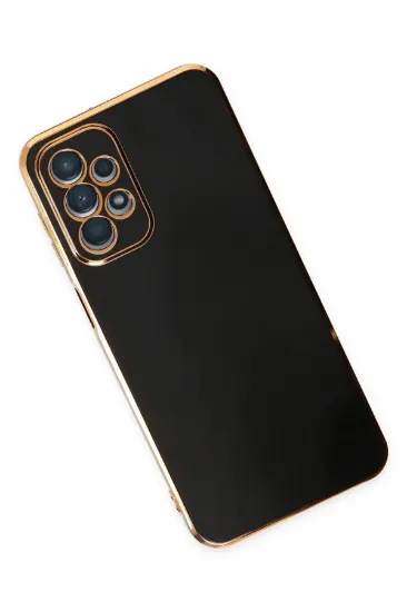 Newface Samsung Galaxy A23 4G Kılıf Volet Silikon - Siyah resmi