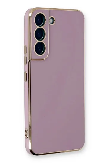 Newface Samsung Galaxy S22 Plus Kılıf Volet Silikon - Mor resmi