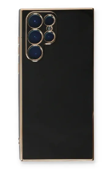 Newface Samsung Galaxy S22 Ultra Kılıf Volet Silikon - Siyah resmi