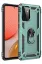 Newface Samsung Galaxy A72 Kılıf Sofya Yüzüklü Silikon Kapak - Yeşil resmi