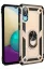 Newface Samsung Galaxy A02 Kılıf Sofya Yüzüklü Silikon Kapak - Gold resmi