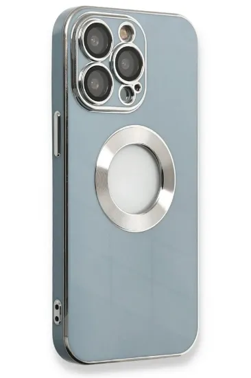 Newface iPhone 13 Pro Max Kılıf Store Silikon - Sierra Blue resmi