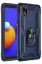 Newface Samsung Galaxy A01 Core Kılıf Sofya Yüzüklü Silikon Kapak - Lacivert resmi