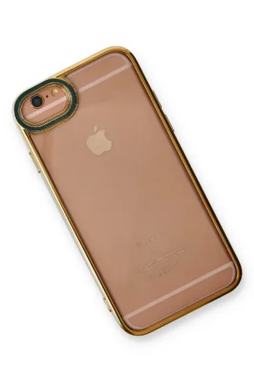 Newface iPhone 6 Kılıf Liva Lens Silikon - Yeşil resmi