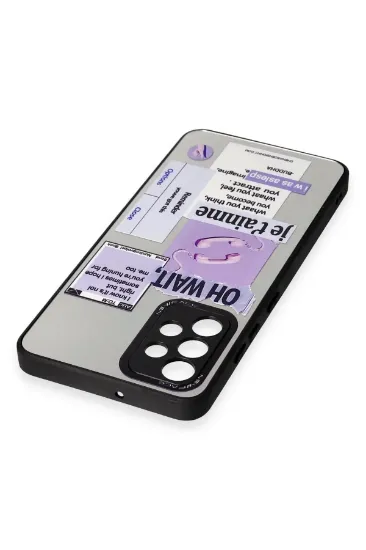 Newface Samsung Galaxy A52 Kılıf Mirror Desenli Kapak - Mirror - 4 resmi