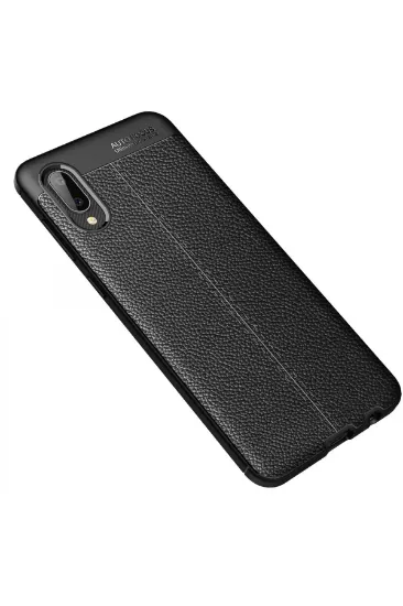 Newface Samsung Galaxy A02 Kılıf Auto Focus Kapak - Siyah resmi