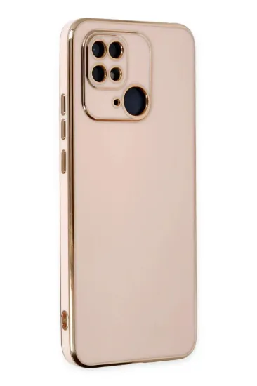 Newface Xiaomi Redmi 10C Kılıf Volet Silikon - Pembe resmi