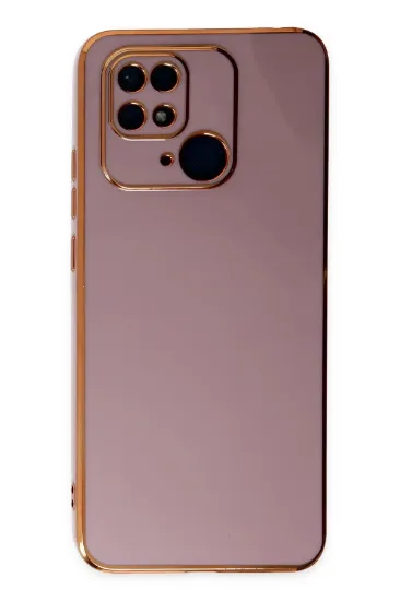 Newface Xiaomi Redmi 10C Kılıf Volet Silikon - Mor resmi