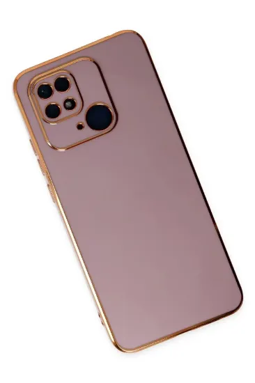 Newface Xiaomi Redmi 10C Kılıf Volet Silikon - Mor resmi