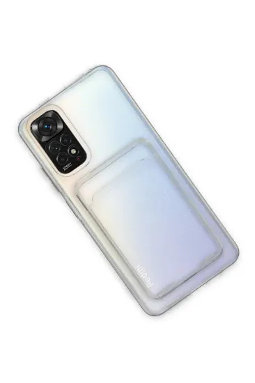 Newface Xiaomi Redmi Note 11 Kılıf Kart Şeffaf Silikon - Şeffaf resmi