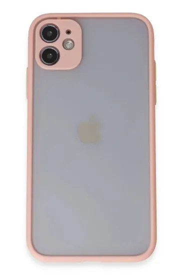 Newface iPhone 11 Kılıf Montreal Silikon Kapak - Pembe resmi