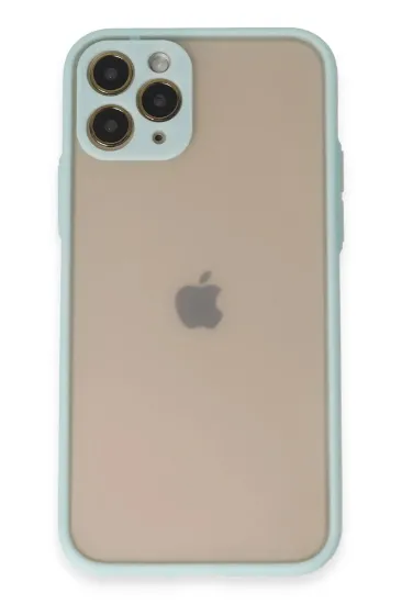 Newface iPhone 11 Pro Kılıf Montreal Silikon Kapak - Turkuaz resmi