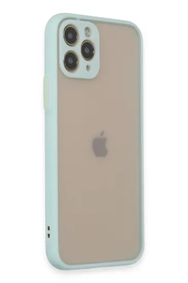 Newface iPhone 11 Pro Kılıf Montreal Silikon Kapak - Turkuaz resmi