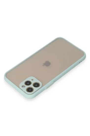 Newface iPhone 11 Pro Kılıf Montreal Silikon Kapak - Turkuaz resmi